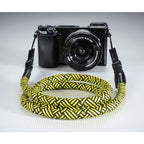 Hama Braid 120 Kameragurt, schwarz/gelb