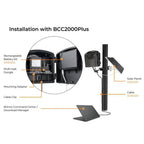 Brinno Kit d'alimentation solaire ASP1000-P