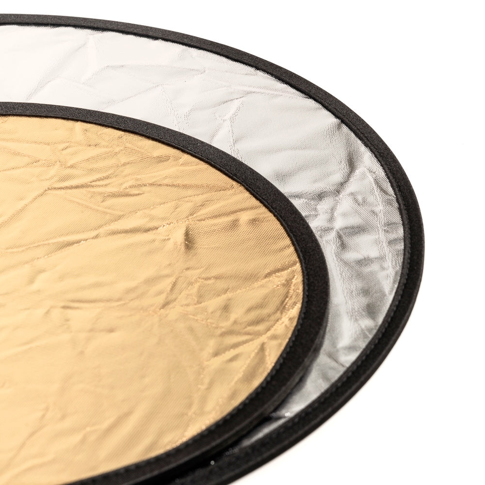 Caruba Reflexionsschirm 2 in 1 Gold & Silber, 60cm