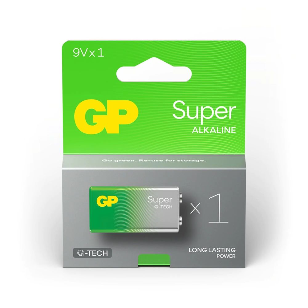 GP Super Alkaline 9V block