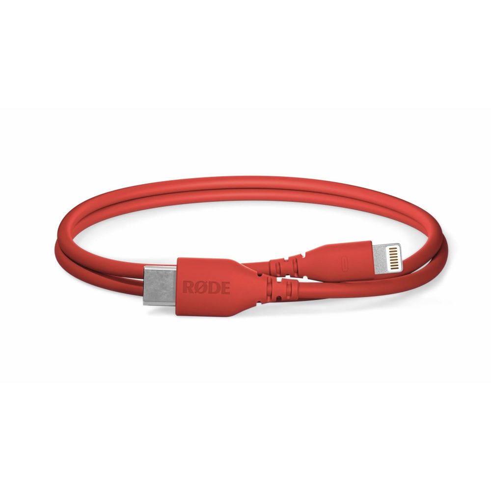 RØDE SC21 30cm USB-C zu Lightning Kabel, rot