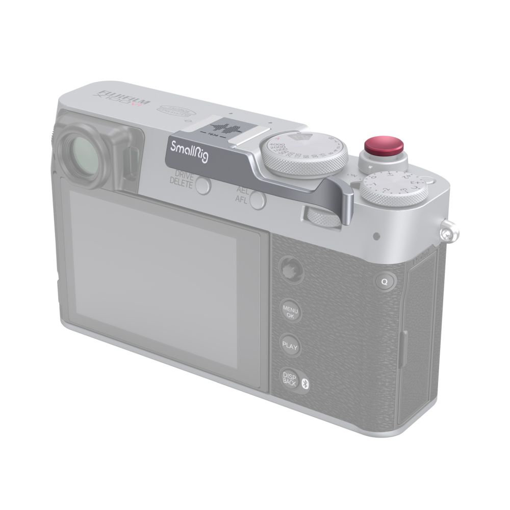 SmallRig 4566 4559 Daumengriff für Fujifilm X100VI / X100V (silber)