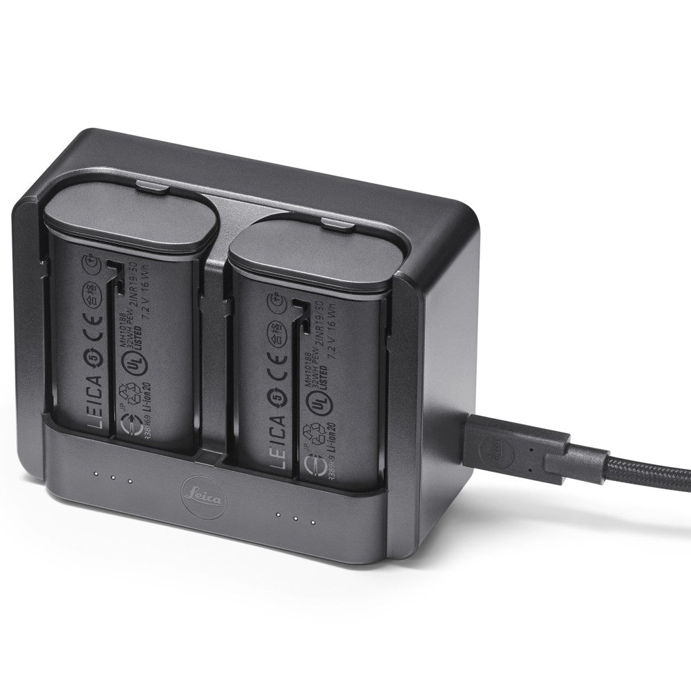 Leica 16059 USB-C Doppelladegerät BP-SCL6