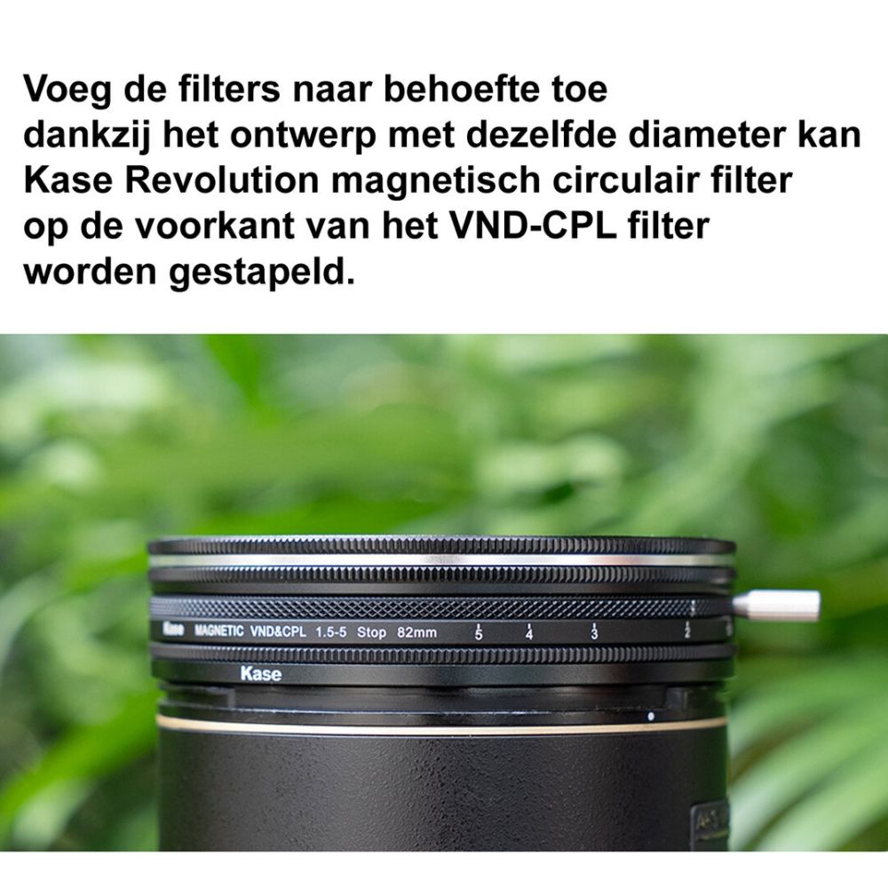 Kase Video Kit VND-CPL mit Black Mist 82mm