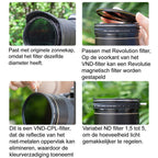 Kase VND-CPL Kit vidéo avec brume blanche 77mm