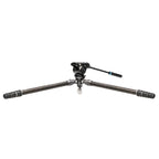 Benro Tortoise Carbon Stativ mit S4PRO Videokopf 34C Nivellierbasis