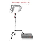 Shape 40" C-Ständer mit verschiebbarem Bein, Schwarz 10,5'