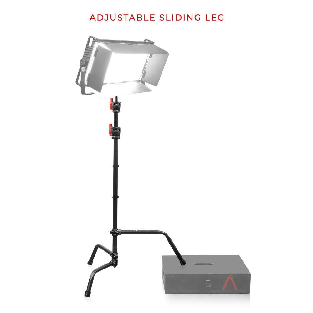 Shape 40" C-Ständer mit verschiebbarem Bein, Schwarz 10,5'