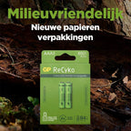 GP NiMH ReCyko AAA 650mAh 1,2V Rechargeable, 2 Pièces