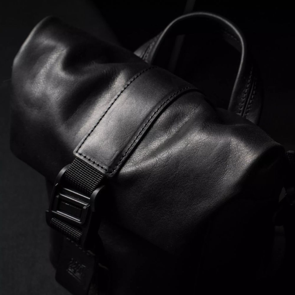 Wotancraft Pilot Travel Camera Bag 3,5l - cuir noir