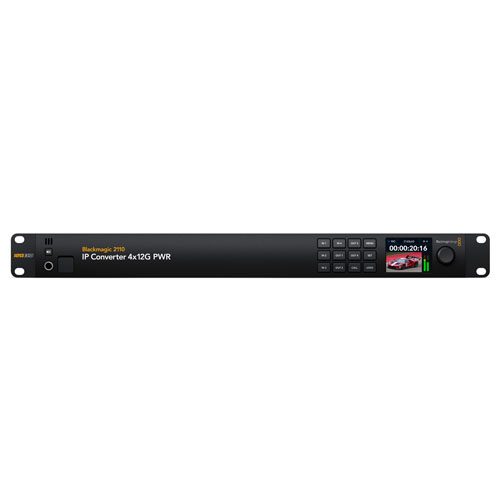 Blackmagic 2110 IP Convertisseur 4x12G PWR