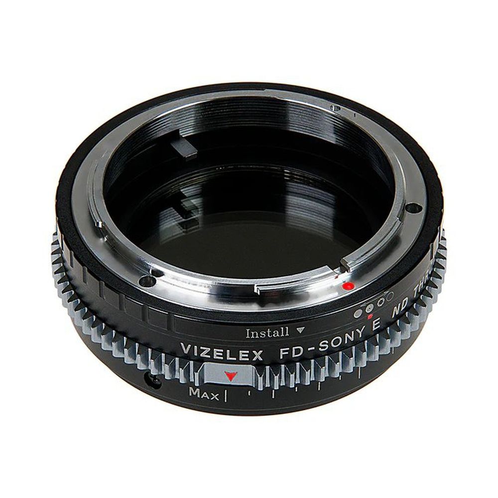 Vizelex Cine ND Throttle Objektiv Mount Adapter - Canon FD & FL 35mm SLR auf Sony Alpha E-Mount