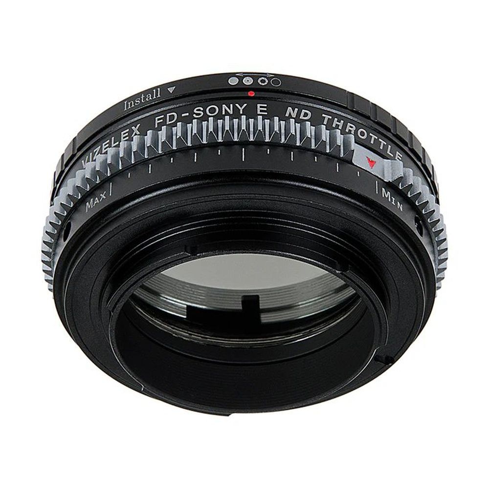Vizelex Cine ND Throttle Objektiv Mount Adapter - Canon FD & FL 35mm SLR auf Sony Alpha E-Mount