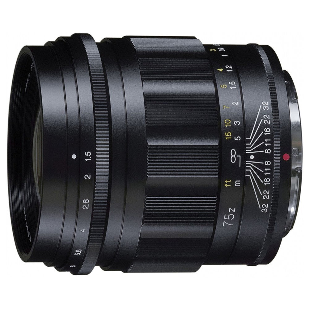 Voigtländer Nokton 75mm f/1.5 Nikon-Z Monture Aspherical, Noir
