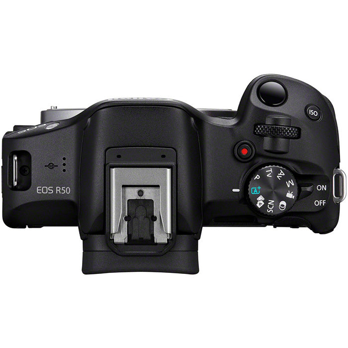 Canon EOS R50 noir + RF-S 18-45mm IS STM Starter Kit