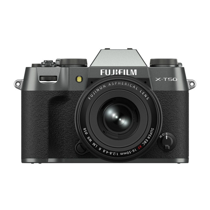 Fujifilm X-T50 anthrazitfarben + XF 16-50mm