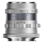 Thypoch Vollformat Simera 28mm f/1,4 für Canon RF-Bajonett, silber