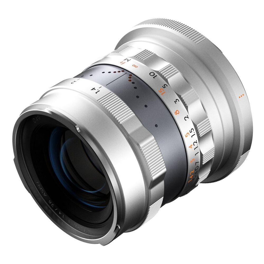Thypoch Vollformat Simera 28mm f/1,4 für Canon RF-Bajonett, silber