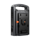 SmallRig 4578 Chargeur de Batterie V-Mount Double Canal (Norme Européenne)