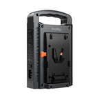 SmallRig 4578 Chargeur de Batterie V-Mount Double Canal (Norme Européenne)
