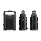 SmallRig 4578 Chargeur de Batterie V-Mount Double Canal (Norme Européenne)