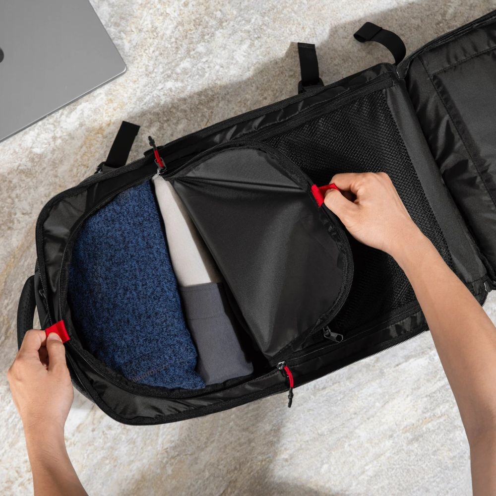 Tomtoc Navigator-T66 Reise-Laptop-Rucksack, schwarz