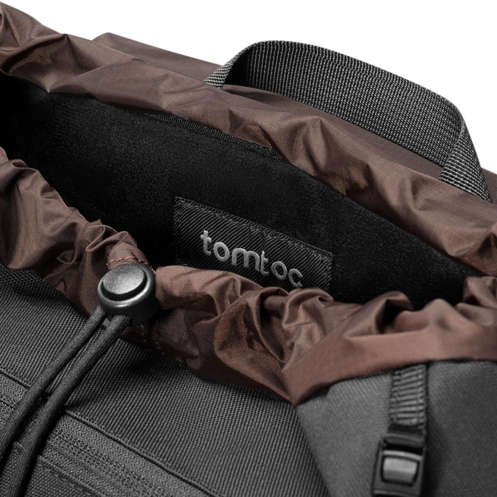 Tomtoc VintPack-TA1 22L Laptop-Rucksack, schwarz