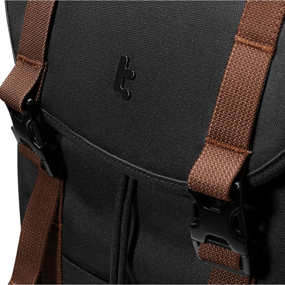 Tomtoc VintPack-TA1 22L Laptop-Rucksack, schwarz