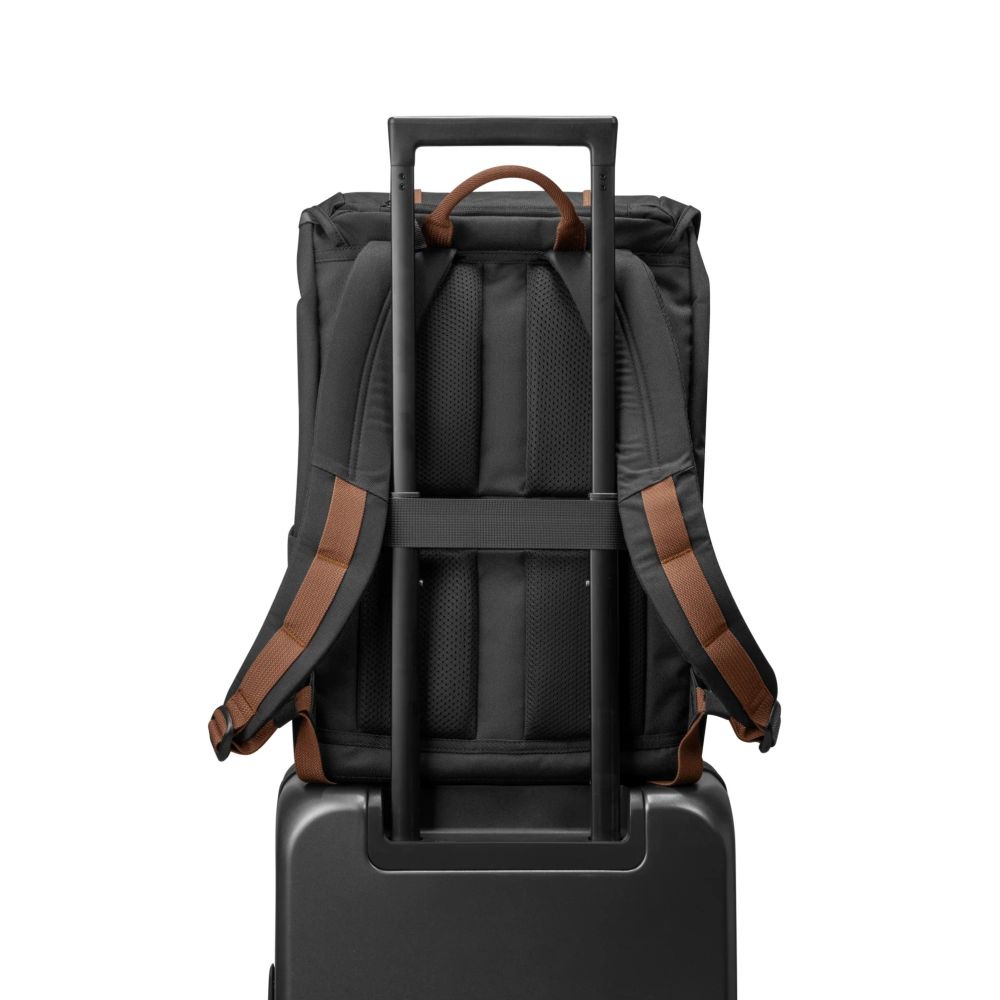 Tomtoc VintPack-TA1 22L Laptop-Rucksack, schwarz