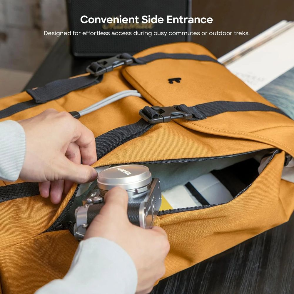 Tomtoc VintPack-TA1 22L Laptop-Rucksack, gelb