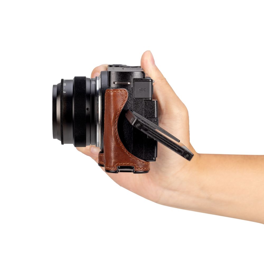 SmallRig Leder-Halbtasche für Panasonic LUMIX S9 4703