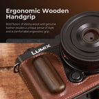 SmallRig Leder-Halbtasche für Panasonic LUMIX S9 4703