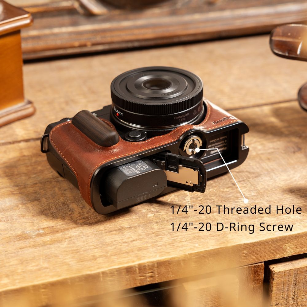 SmallRig Leder-Halbtasche für Panasonic LUMIX S9 4703