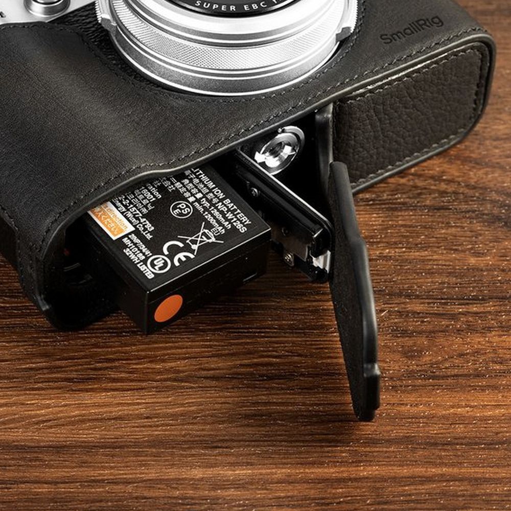 SmallRig Leder-Halbschalenset für Fujifilm X100VI (schwarz) 4700