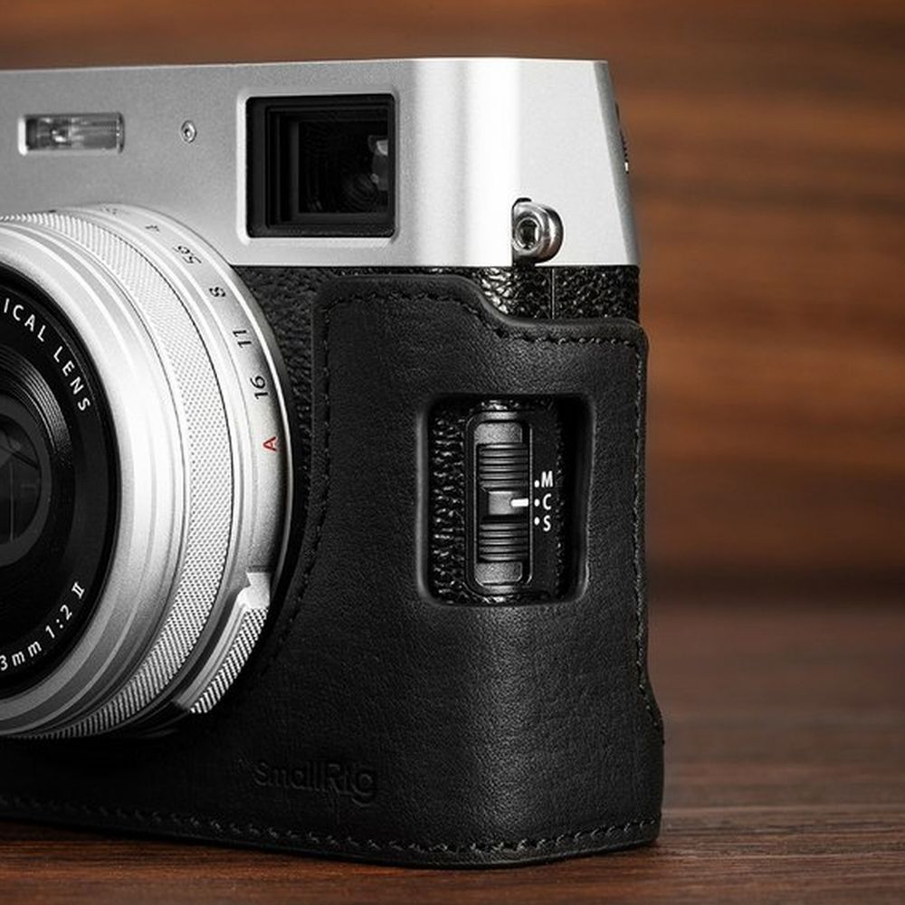 SmallRig Leder-Halbschalenset für Fujifilm X100VI (schwarz) 4700