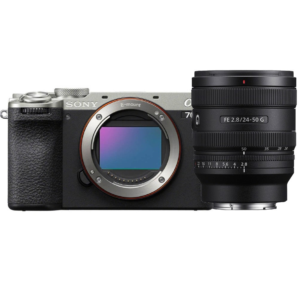 Sony A7C II argent + 24-50mm f/2.8 G