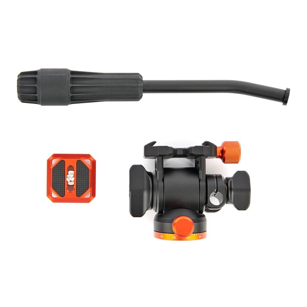 3 Legged Thing Airhed Trinity, schwarz/orange