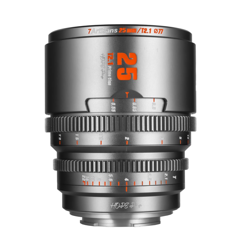 7artisans 25mm T2.1 Sony (E-Mount) Titanium Grau