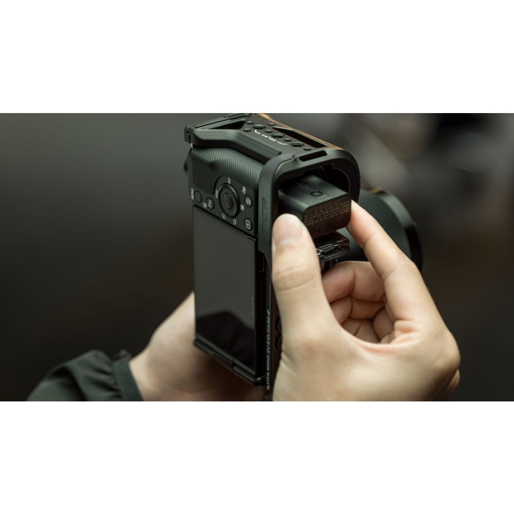 Tilta TA-T56-LMP-B Plaque de Montage en L pour Sony ZV-E10 - Noir