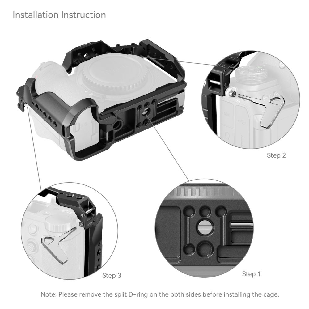 SmallRig 4519 Cage à caméra pour Nikon Z 6III