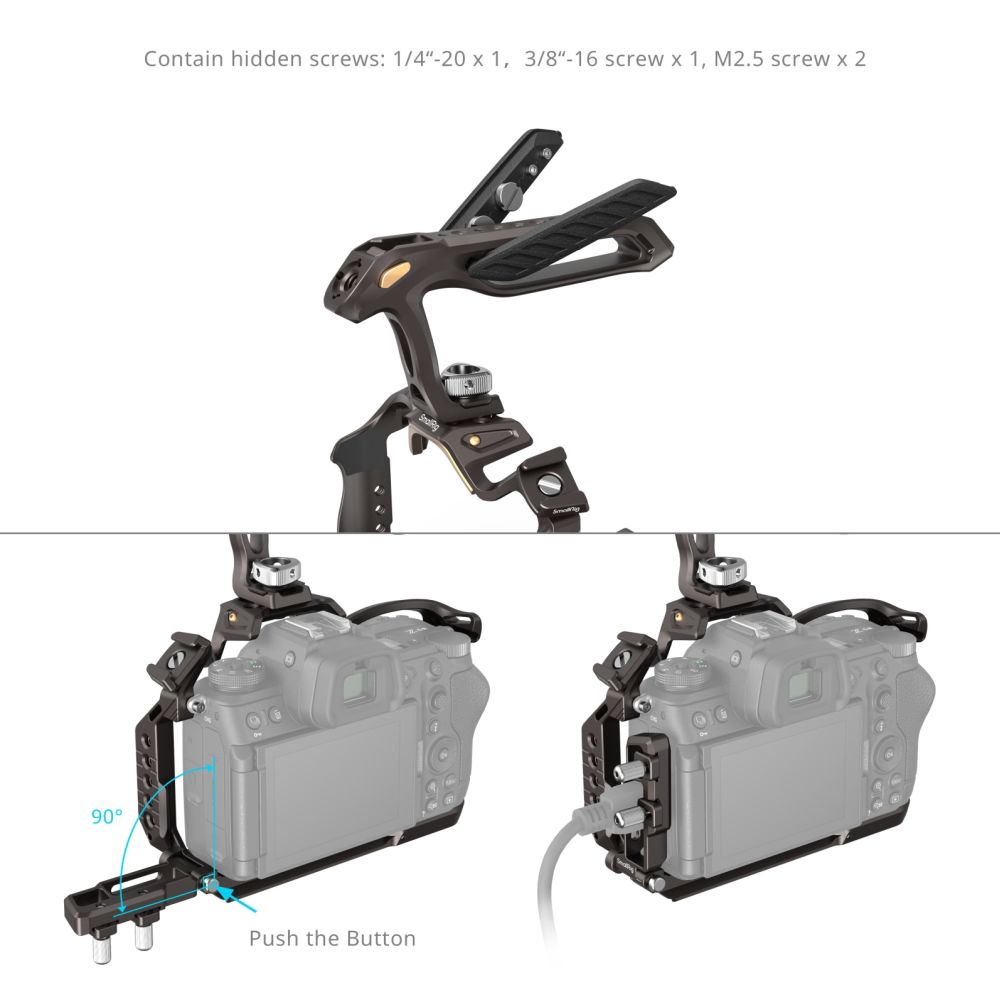 SmallRig 4522 "Night Eagle" Kit de cage pour Nikon Z 6III