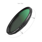 SmallRig 4726 Jeu de Filtres Attachables 5-en-1 VND 2-32 & CPL & 1/4 Effet Noir Mist (67mm)