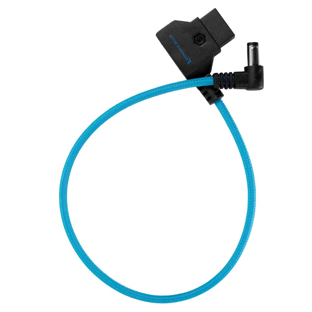 Kondor Blue 15" D-Tap to DC angled straight cable (5.5 x 2.5mm) for Canon C70