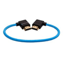 Kondor Blue 12" Rechter Winkel zu linkem Winkel Full HDMI straight cable, Kondor Blue