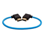 Kondor Blue 12" Rechter Winkel zu linkem Winkel Full HDMI straight cable, Kondor Blue