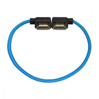 Kondor Blue 12" Rechter Winkel zu linkem Winkel Full HDMI straight cable, Kondor Blue