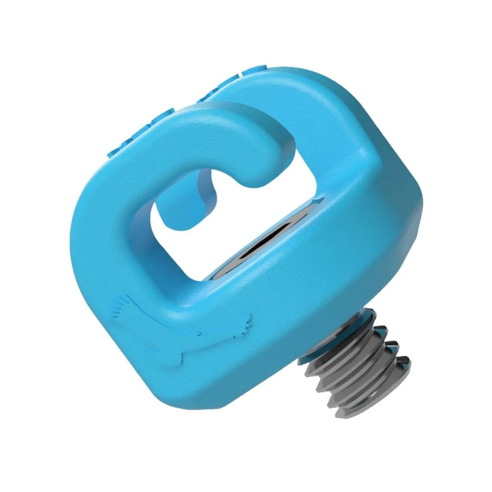Kondor Blue Mondo Ties Clips de Gestion de Câbles pour Caméras (1/4"-20) (10 Pack / Kondor Blue)