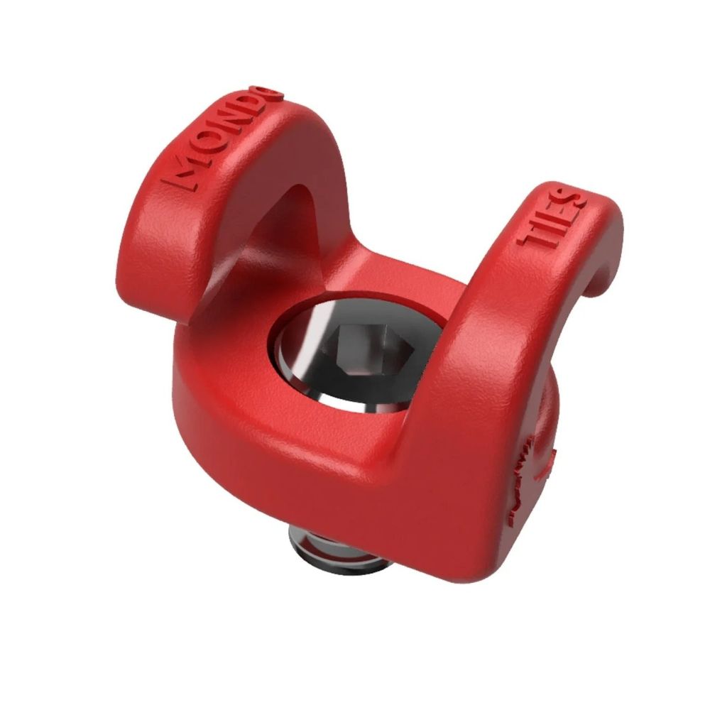 Kondor Blue Mondo Ties Clips de Gestion de Câbles pour Caméras (1/4"-20) (5 Pack / Cardinal Red)