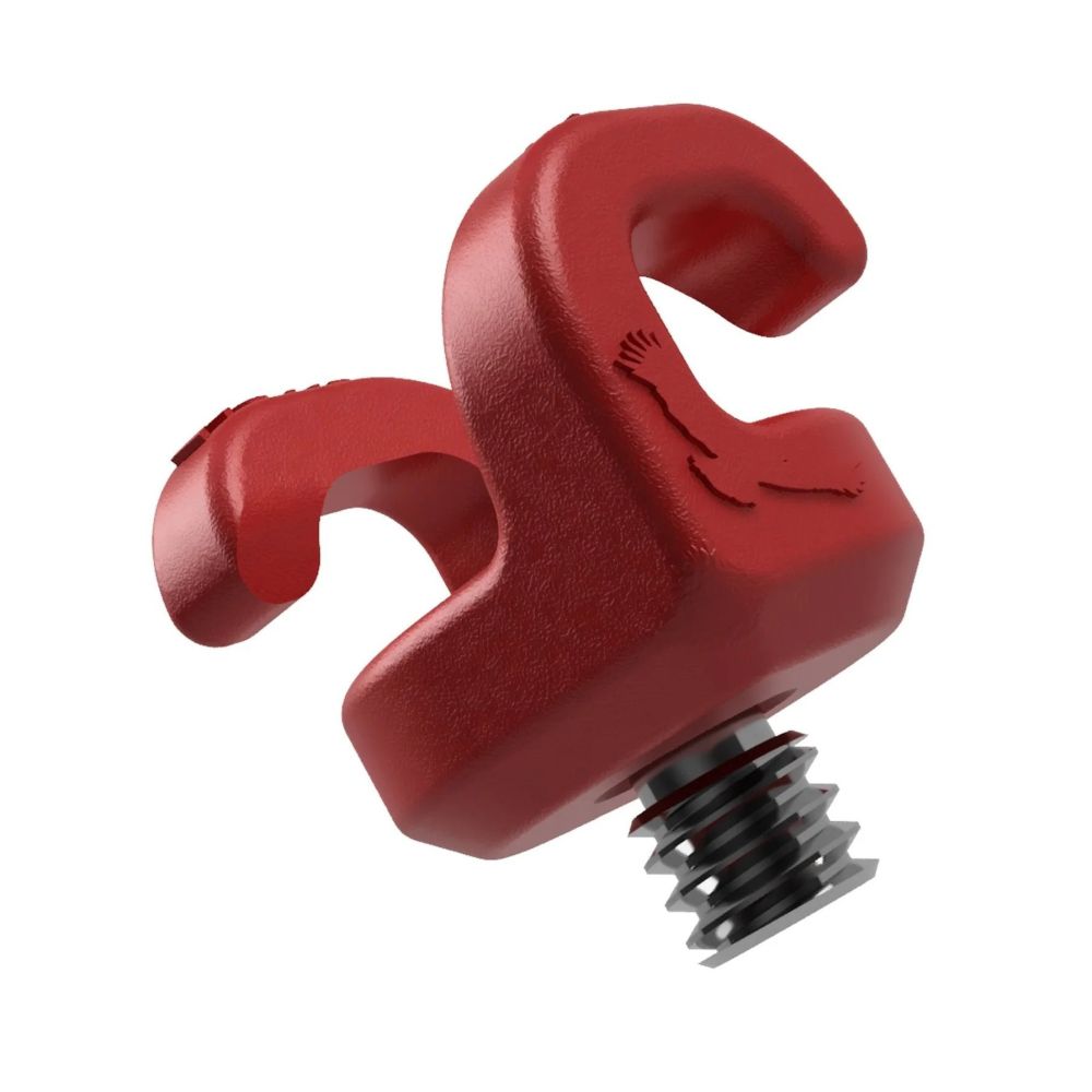 Kondor Blue Mondo Ties Clips de Gestion de Câbles pour Caméras (1/4"-20) (5 Pack / Cardinal Red)