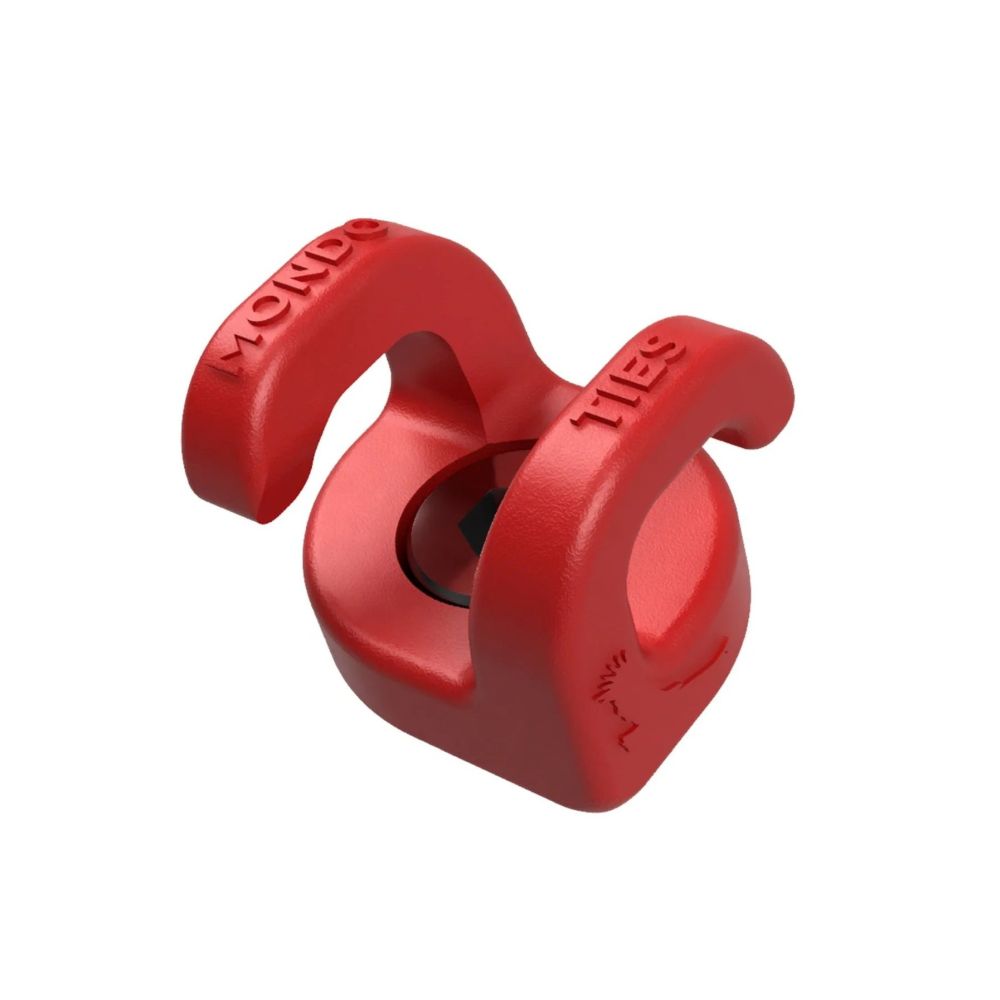 Kondor Blue Mondo Ties Clips de Gestion de Câbles pour Caméras (1/4"-20) (5 Pack / Cardinal Red)